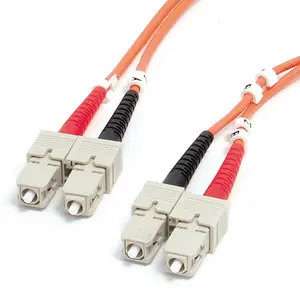 StarTech.com 1m SC to SC OM1 Multimode Fiber Optic Cable 62.5/125 LSZH Fiber Patch Cord