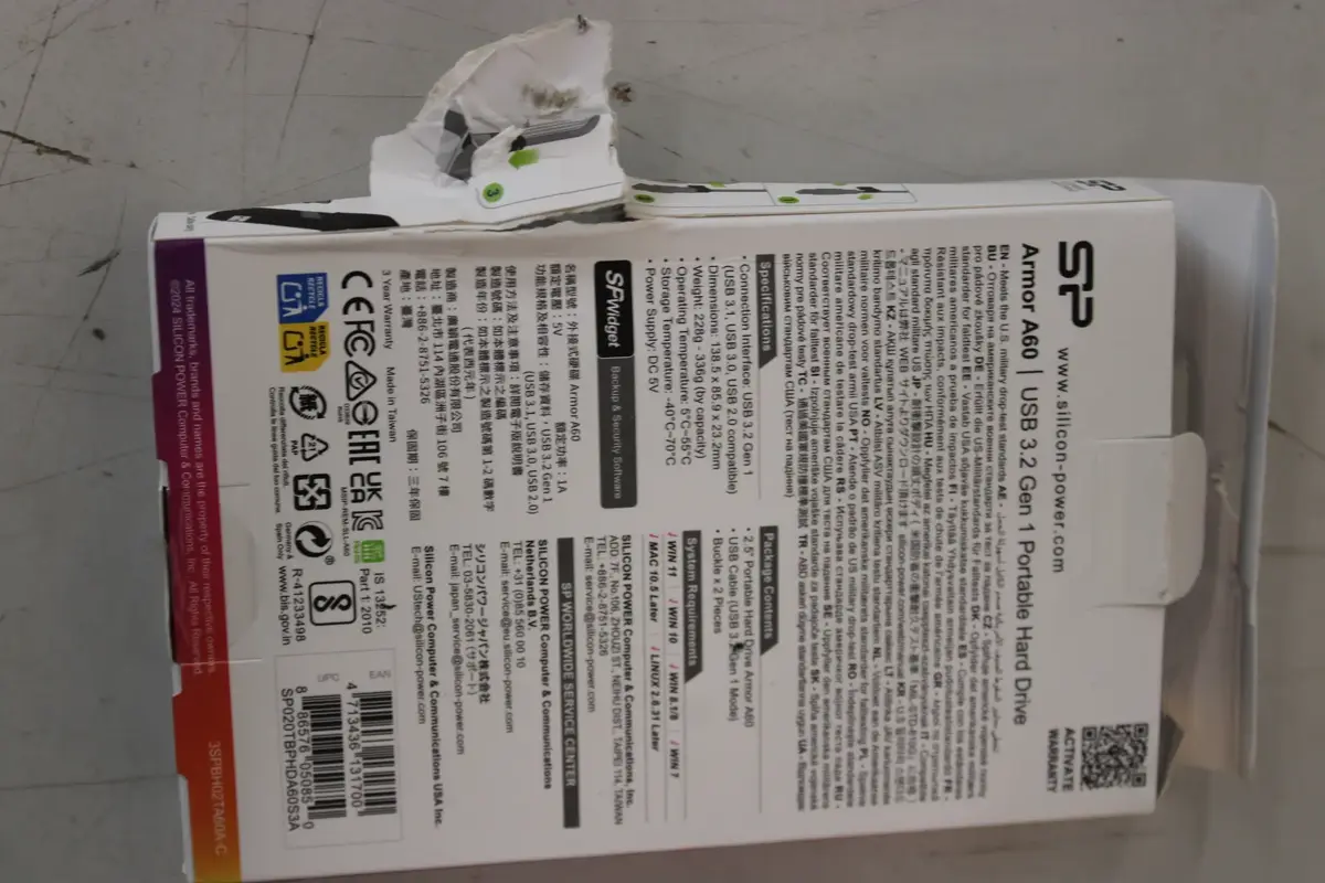 Silicon Power A60 2000 ГБ 2.5" Внешний HDD Photo 2