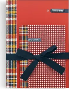 Notebook set Make Notes Cosy A5 + A6, red, assorted ruled and blank pages