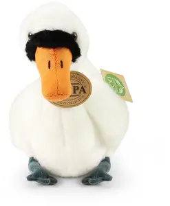 Plush Swan Toy Rappa 20 cm Eco-Friendly realistic stuffed animal