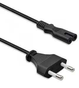 Power Cable QOLTEC IEC C7 to CEE 7/16 2×0.75 mm² 3 m