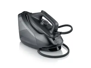 Tvaika gludekļa stacija SEVERIN BA 3192, 2400 W, 1,8 L ūdens tvertne, keramiskā kāja, melna