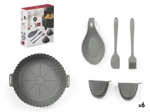 Accessory Set for Air Fryer Kinvara 12924 — 6 Pieces (for use with compatible air fryers)