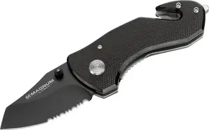 Knife MAGNUM Black Rescue universal model 258395-uniw by MAGNUM