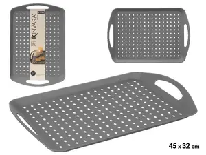 Cutting Board Kinvara 12455 — Multipurpose Wooden/Plastic Kitchen Cutting Board, model 12455