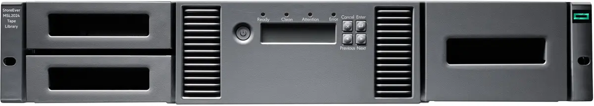 HP Enterprise MSL2024 Lentes bibliotēka un
