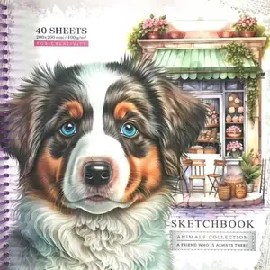 Sketchbook FRESH Berneński pies 200×200 mm, 40 sheets, smooth paper