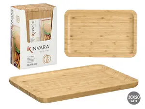 Bamboo cutting board Kinvara 11638 rectangular, thickness 1.7 cm