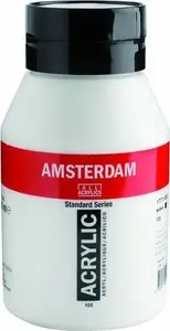 Artequipment acrylic paint Amsterdam Colour 1000 ml Titanium White (uniw)
