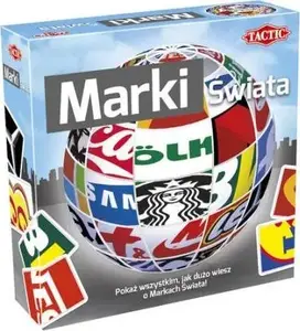 Board Game TACTIC Marki Świata (407763) – family trivia and brand knowledge gameplay
