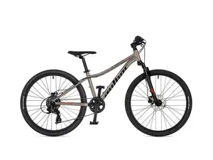 Bērnu velosipēds AUTHOR A‑Matrix 24D Titanium matte/Black matte 2026 — 24" riteņi, ar pārnesumiem