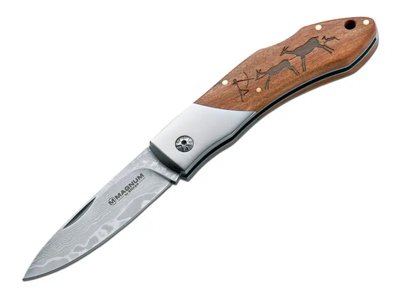 BOKER MAGNUM Magnum Caveman Damast Knife