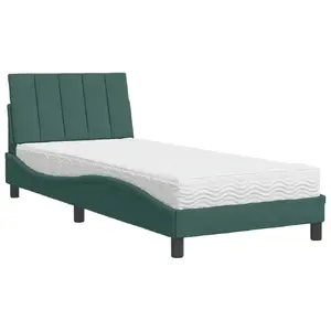 Gulta VidaXL 3208583 ar matraci 100x200 cm, augstums 170 mm, platums 2000 mm