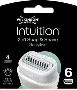 Сменные кассеты Wilkinson Intuition Sensitive Care — упаковка 6 шт.
