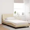 Кровать VidaXL 3310515 бежевый тканевый каркас Photo 3