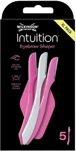 Лезвия для коррекции бровей Wilkinson Intuition Perfect Finish — сменные лезвия, 5 шт.