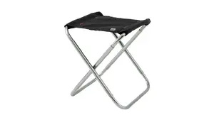 Oase Robens Discover folding chair — maximum load 130 kg, weight 275 g, colours Black/Grey/Silver