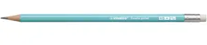 Zīmulis Stabilo Swano Pastel HB — zils, sešstūra, vada diametrs 2.2 mm