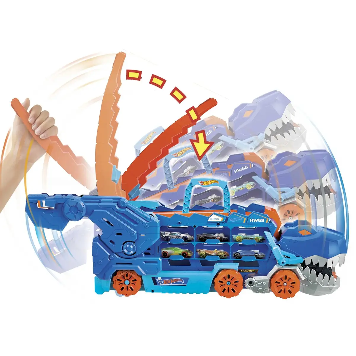MATTEL Hot Wheels City Ultimate T‑Rex Transporter HNG50 Photo 4