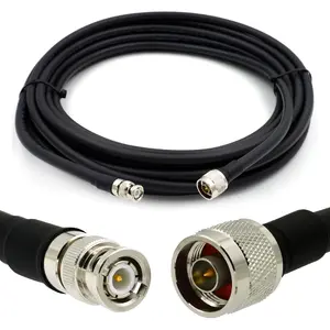 Коаксиальный кабель Rangeful BNC (m) — N (m) 25 м, эквивалент LMR400 UF / UltraFlex
