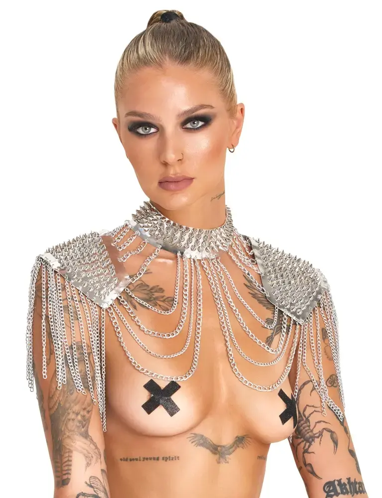 Bad Kitty Bad Spiked Collar and shoulder украшение Photo 3