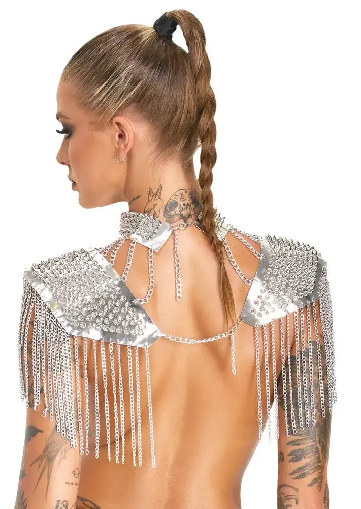 Bad Kitty Bad Spiked Collar and shoulder украшение Photo 6