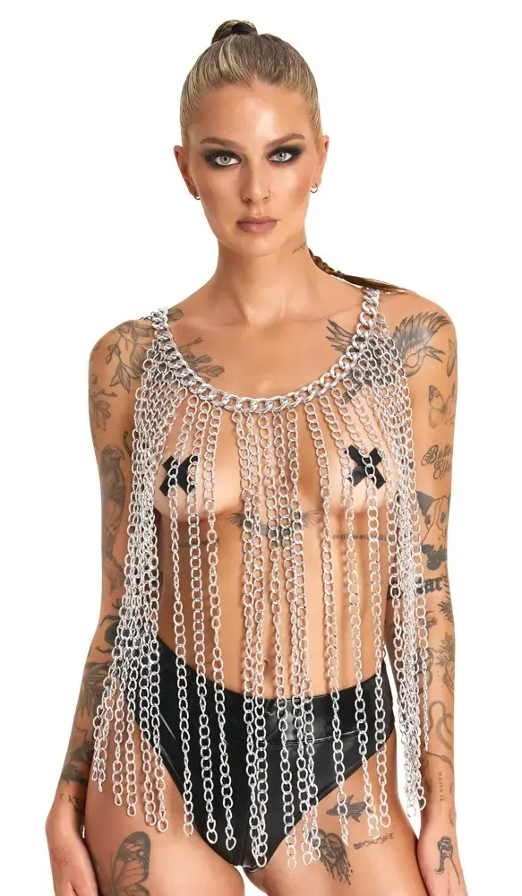 Bad Kitty Bad Chainmail Collar — цепочное колье/юбка Photo 2