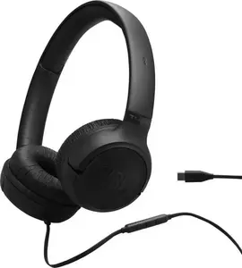 Wired Headset JBL Tune 530C USB-C — Over-ear Headphones, 20–40000 Hz, Black