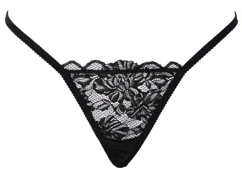 Стринги Cottelli Collection String Rhinestones S-L Photo 4