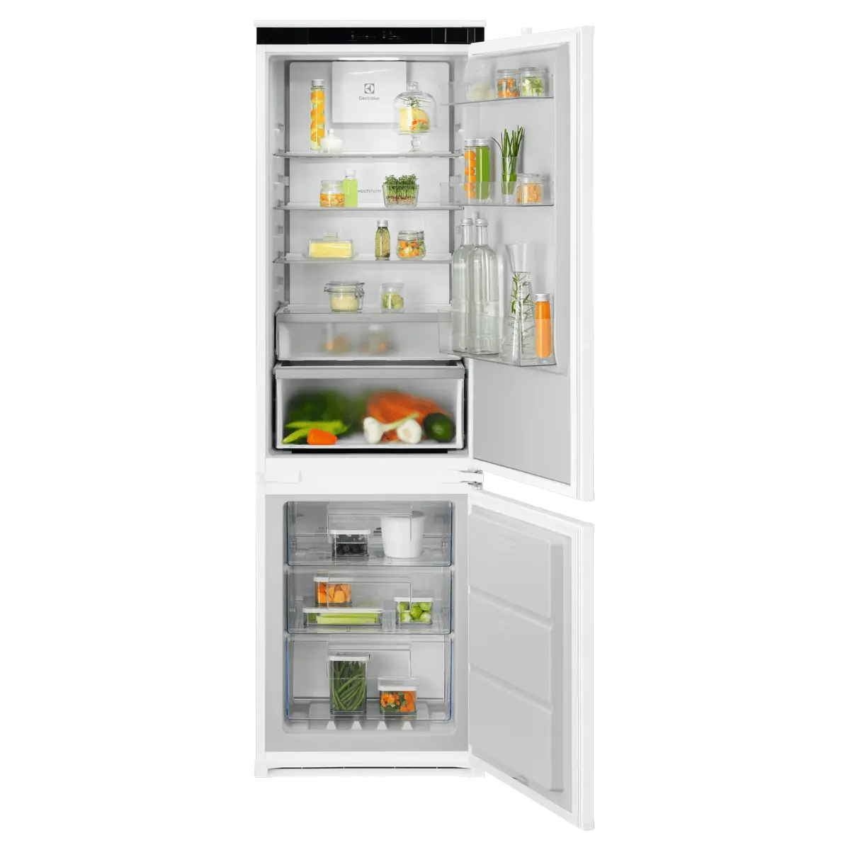 Electrolux ENA7CD18S Iebūvējamais ledusskapis-saldētava 249 L
