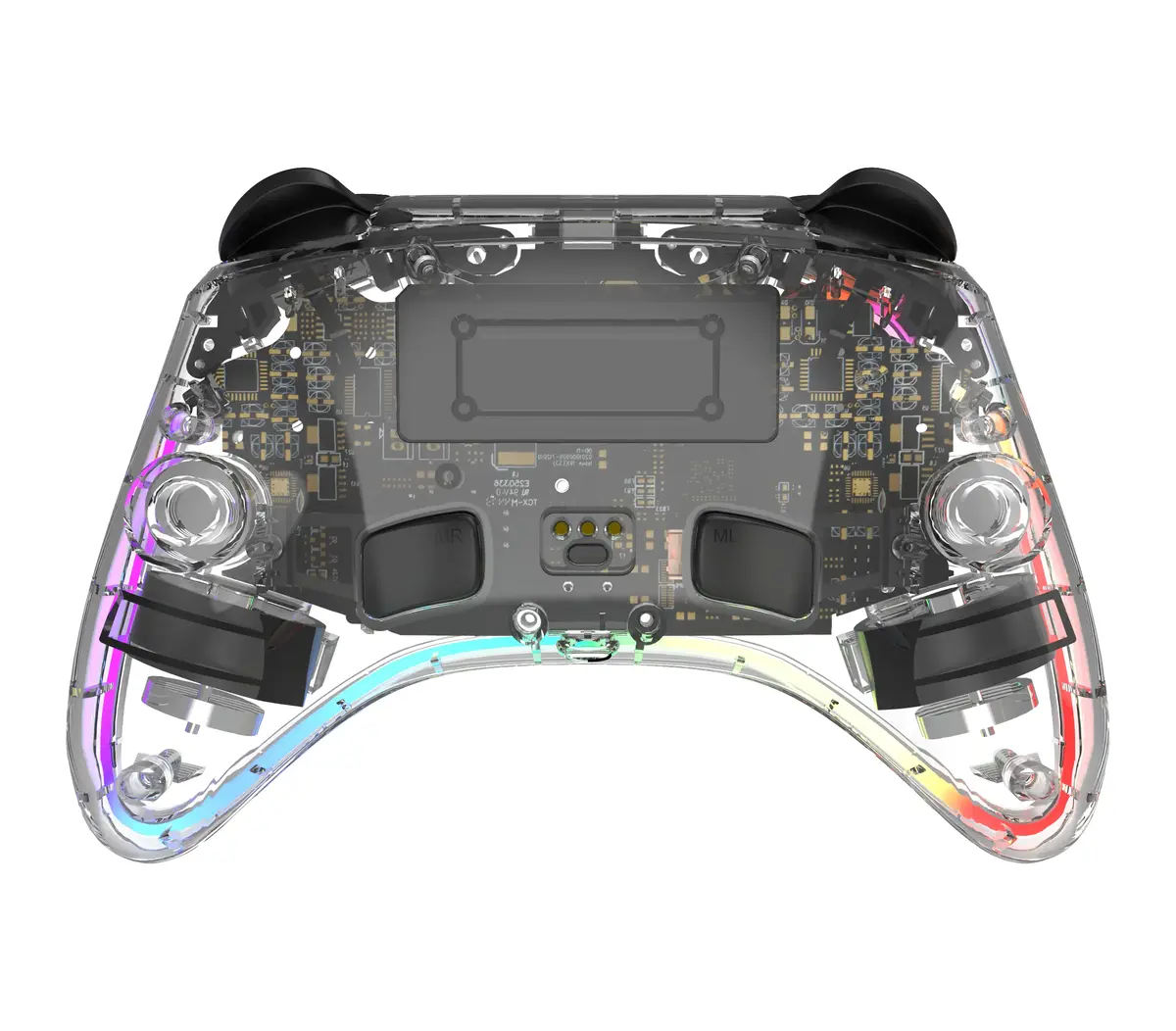Deltaco Gaming GAM-198-T caurspīdīga Bluetooth/USB pults Photo 3