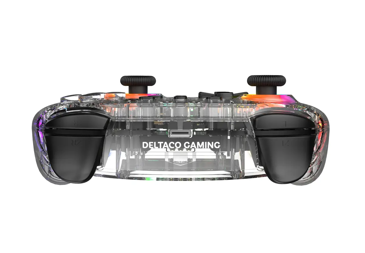 Deltaco Gaming GAM-198-T caurspīdīga Bluetooth/USB pults Photo 5