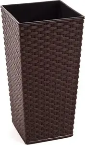 Donicz Finez flower pot model RATA574 MOK, square 40×40 cm