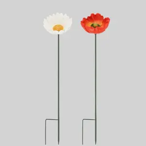 Dārza dekoratīvs ziedu mietiņš, esschert design DECORAT FLOWER STAKE MIX, modelis 37000625