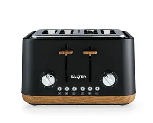 Toaster Salter Toronto EK5823BLKVDE 4-slice, variable browning controls, cancel/defrost/reheat functions