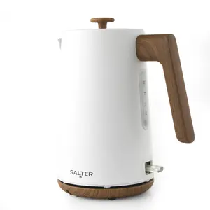 Electric kettle Salter Toronto EK5822WHTVDE rapid boil, white, 1.7L, 3000W