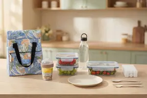 Lunch bag SPOKEY URBAN CHILL with roll-top closure — insulated lunchbox carry bag