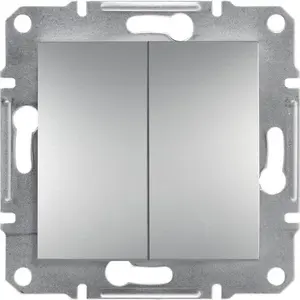 Switch, Schneider Electric Asfora candle switch without frame aluminium (EPH0300161)