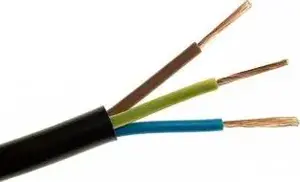 OW power cable 3 x 2.5 mm² 300/500V, OW3X2,5 - flexible electrical installation conductor