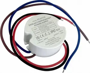 LED power supply ECOLIGHT2 EC20125 20W 12V 1.67A IP67 for ceiling/push-box Ø60