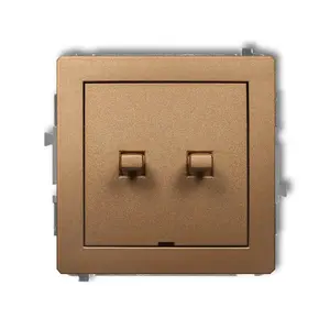 Level switch Karlik 8DWPUS-2 Gold, IP20, AC 250 V, 10 A