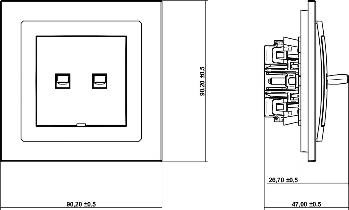 Karlik 8DWPUS-2 Level switch Gold Photo 2