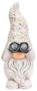 Decorative Gnome with Binoculars DKD Home Decor QN2302031 — garden ornament, figurine