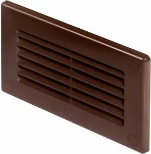 AWENTA flat duct cover KP204-30BR brown for 60x204 mm flat channels