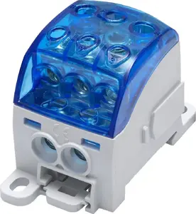 Распределительный блок Simet SIMBLOCK SUB 220 (81650003) — универсальный Al/Cu, синий