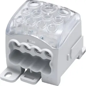 Распределительный блок Simet SIMBLOCK SUB 270 (81655002) универсальный Al/Cu, серый