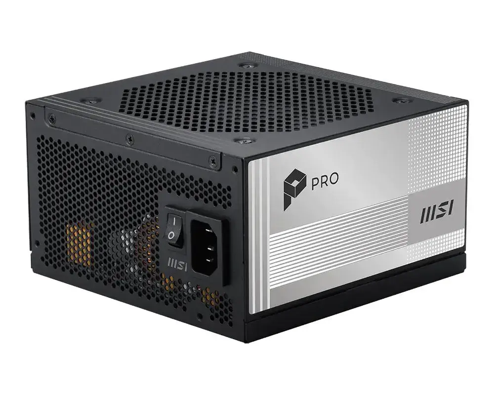 MSI PRO A850PL PCIE5 barošanas bloks Photo 3