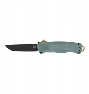 Automatic OTF Knife BENCHMADE 5370BK-07 Shootout — BENCHMADE branded automatic opening knife