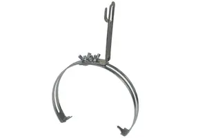 Ridge clamp bracket ELKO-BIS G5 universal pressed 65x200–390mm galvanized