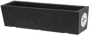 Flowerpot Thermo Balcony D50 Black by Lumarko — Plastic Balcony Flower Pot, Model 291124